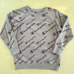 Champion Purple Logo Sweatshirt